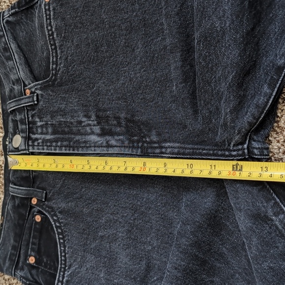 Denim Forum The Nina Super High Cigarette Black Size 26x29 - Picture 6 of 15